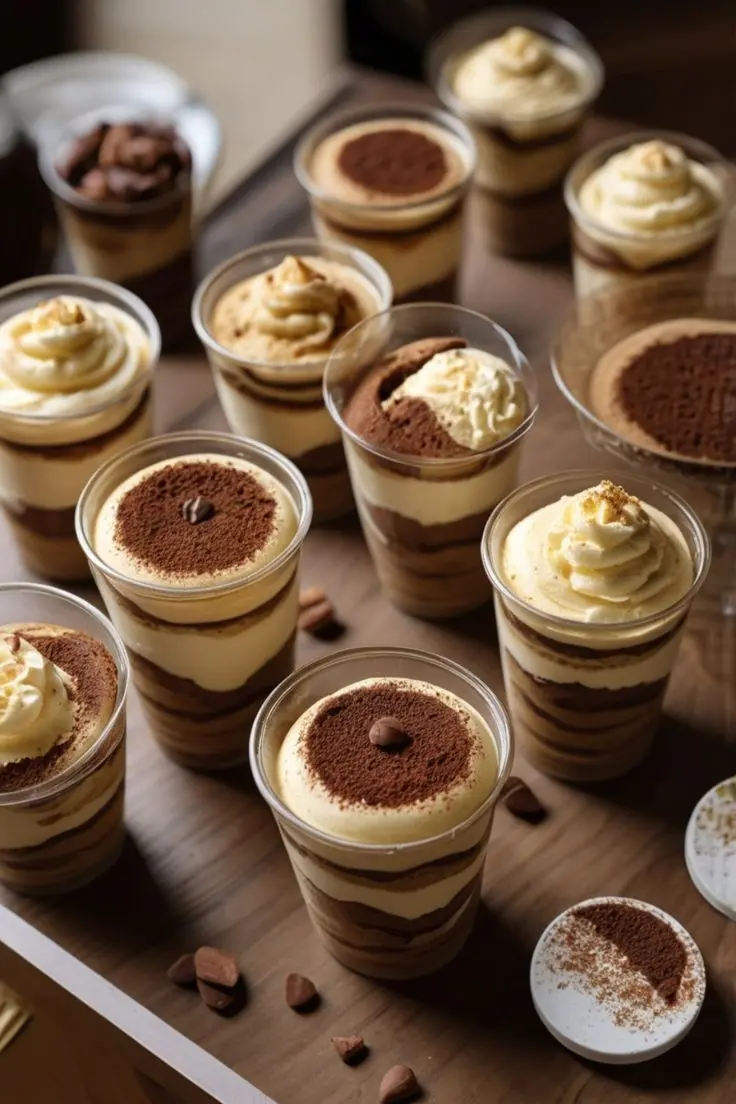Tiramisú en vaso